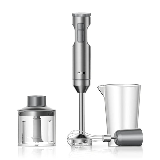 MIUI 1000W Hand Immersion Blender – Powerful 4-in-1 Stainless Steel Food Mixer