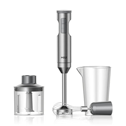 MIUI 1000W Hand Immersion Blender – Powerful 4-in-1 Stainless Steel Food Mixer